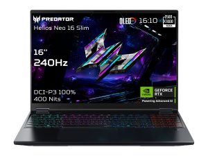 Acer Predator Helios Neo 16S AI PHN16S-71-95J5 Black 16 " OLED WQXGA 240 Hz Intel Core Ultra 9 275HX 64 GB DDR5 Solid-state drive capacity 1000 GB NVIDIA GeForce RTX 5070 Ti Windows 11 Home Keyboard language English Keyboard backlit Warranty 24 month(s)