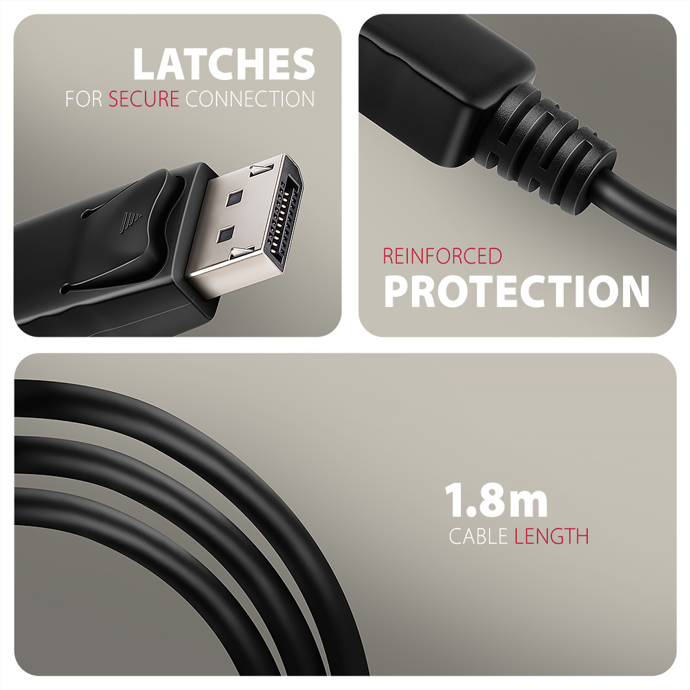 CABLE DP TO HDMI 1.8M/RVD-HI20C2 AXAGON - Image 5