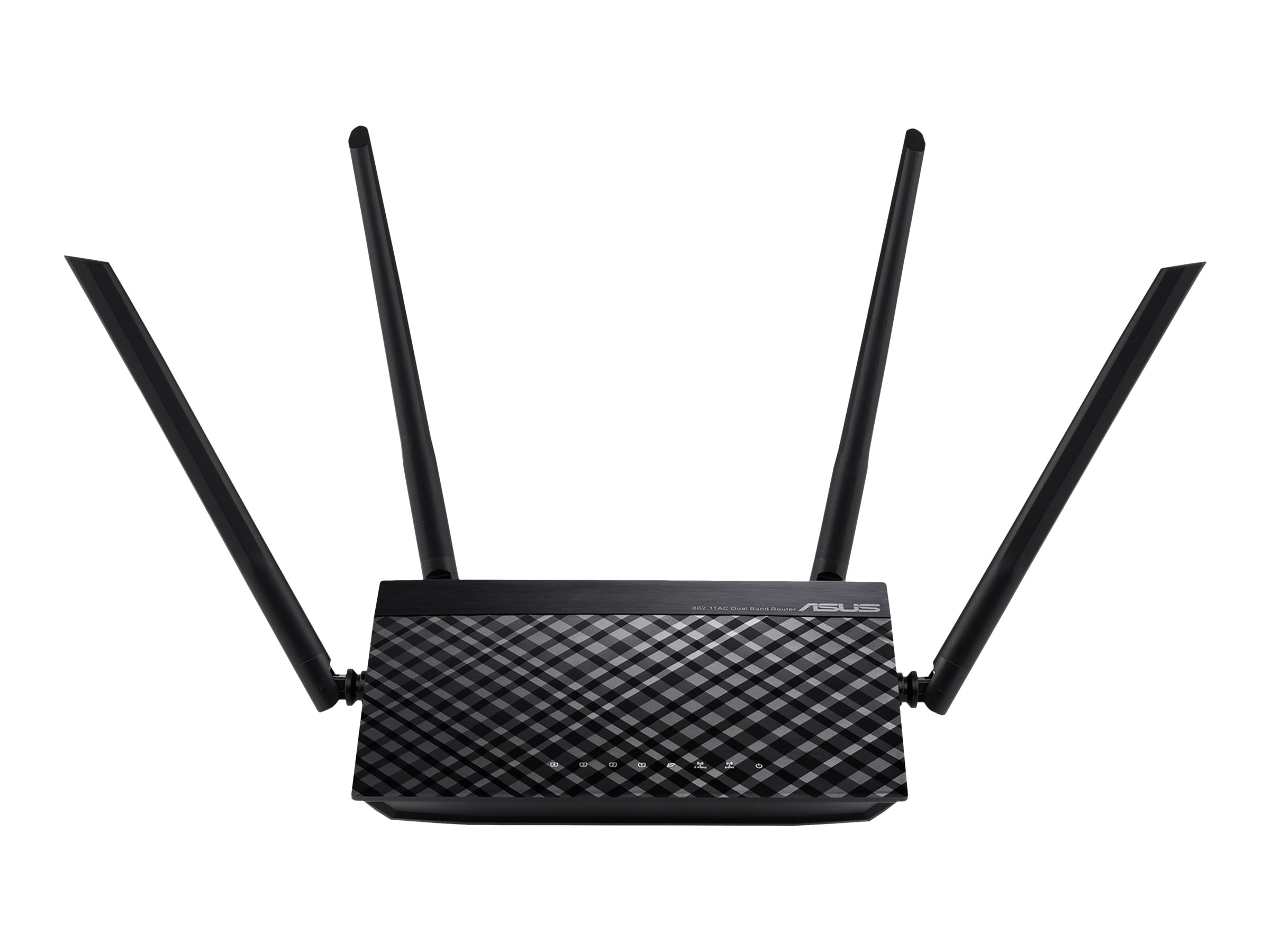 Asus RT-AC1200 v.2 Router 802.11ac 300+867 Mbit/s 10/100 Mbit/s Ethernet LAN (RJ-45) ports 4 Mesh Support No MU-MiMO No No mobile broadband Antenna type 4xExternal no - Image 3