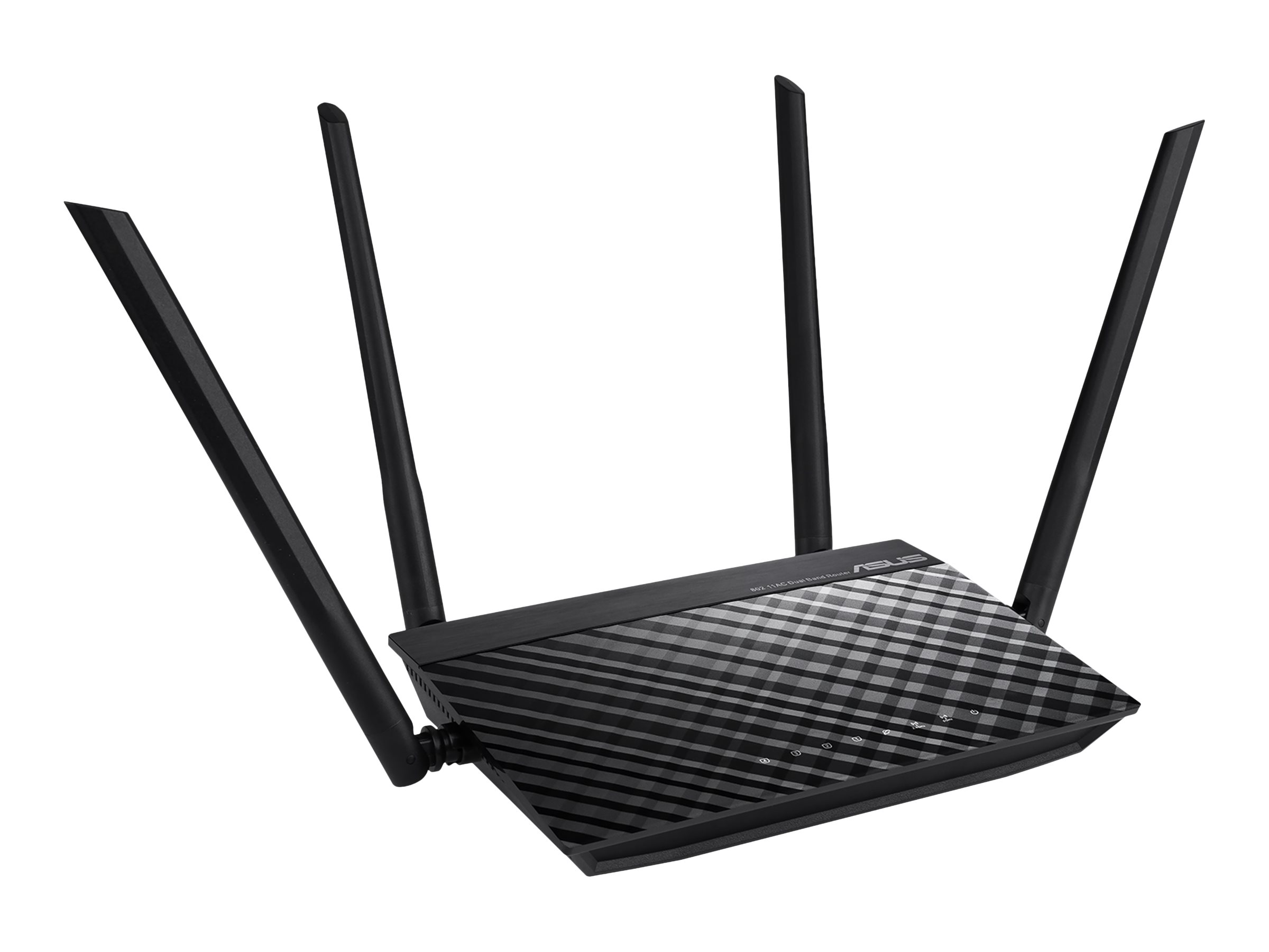 Asus RT-AC1200 v.2 Router 802.11ac 300+867 Mbit/s 10/100 Mbit/s Ethernet LAN (RJ-45) ports 4 Mesh Support No MU-MiMO No No mobile broadband Antenna type 4xExternal no - Image 4