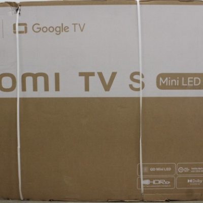 SALE OUT. Xiaomi TV S Mini 2025 75" (3840 x 2160) Xiaomi TV S Mini LED 2025 75 Smart TV Google TV UHD Black DAMAGED PACKAGING 32 GB