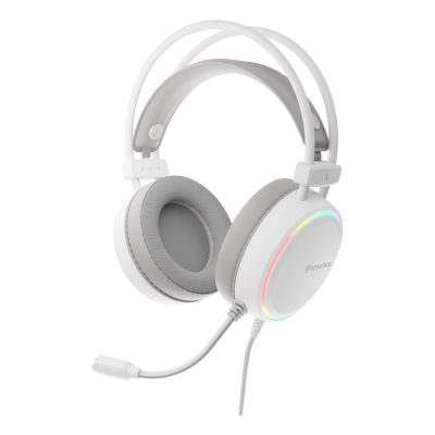 Genesis RGB Gaming Headset Neon 613 G2 Wired Over-ear Microphone White