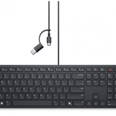 Dell KB525C Keyboard Wired Russian Black