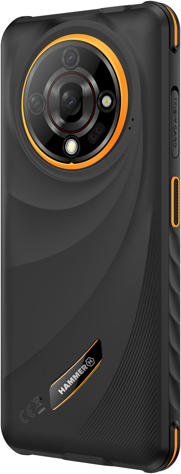 Hammer Iron 6 Black 6.56 " IPS 1612 x 720 pixels Mediatek Internal RAM 6 GB 128 GB Dual SIM 4G Main camera resolution 48 MP Android 14 6050 mAh - Image 3