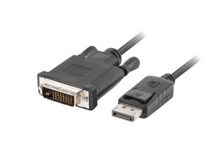 Lanberg Cable CA-DPDV-10CU-0018-BK DisplayPort to DVI-D 1.8 m
