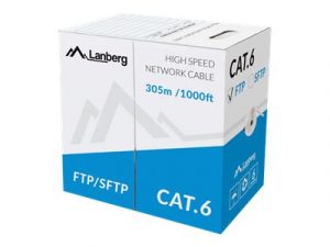 Lanberg LAN Cable Cat.6 FTP, Solid CU Grey CPR + Fluke Passed LCF6-11CU-0305-S 305 m Gray