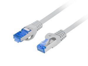 Lanberg Patch cable - CAT 6a RJ-45 - male RJ-45 2 m Grey RAL 7035