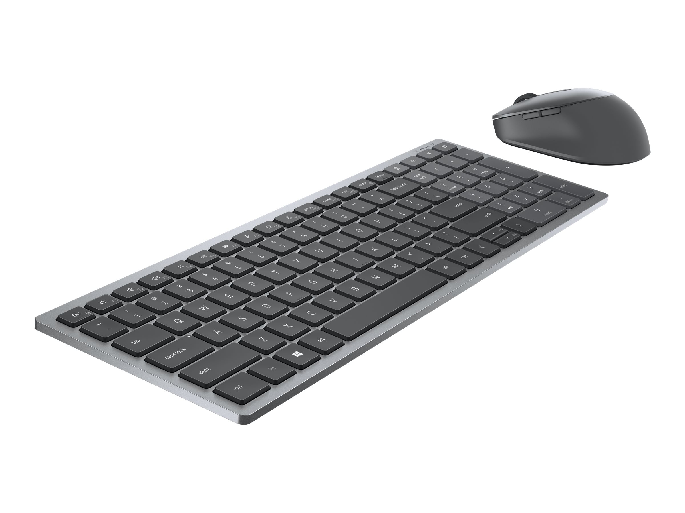 Dell Keyboard and Mouse KM7120W Keyboard and Mouse Set Wireless Batteries included Bluetooth Wireless connection US Titan Gray - Image 5