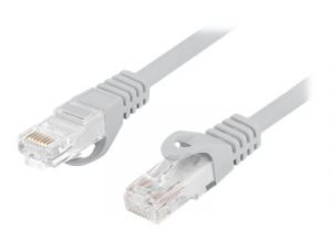 Lanberg Patchcord Cat.6 UTP LSZH CU Fluke Passed PCU6-10CU-0025-S 0.25 m Grey