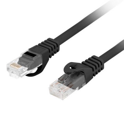 Lanberg Patchcord Cat.6 UTP LSZH CU PCU6-10CU-0150-BK 1.5 m Black