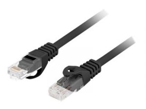 Lanberg Patch cable - CAT 6 RJ-45 - male 5 m Black