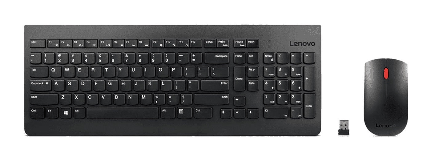 Lenovo Wireless Combo Keyboard & Mouse 510 Keyboard and Mouse Combo 2.4 GHz Wireless via Nano USB Batteries included English Black - Image 4