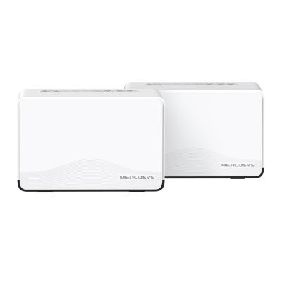Mercusys BE3600 Whole Home Mesh Wi-Fi 7 System Halo H27BE (2-pack) 802.11ax Ethernet LAN (RJ-45) ports 1 Mesh Support Yes MU-MiMO No No mobile broadband
