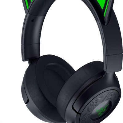 Razer Gaming Headset Kraken Kitty V3 X Wired Over-Ear Microphone Black