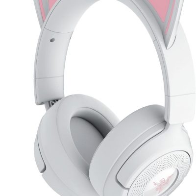 Razer Gaming Headset Kraken Kitty V3 X Wired Over-Ear Microphone White