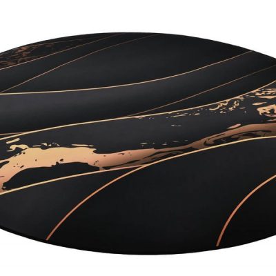 Arozzi Zona Round Floor Pad Black/Gold