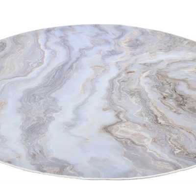 Arozzi Zona Round Floor Pad White Marble