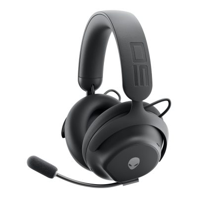 Dell Gaming Headset Alienware Pro Bluetooth Over-Ear Microphone Dark Side of the Moon Noise canceling Wireless
