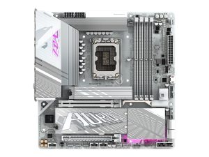 Gigabyte Z890M A ELITE WF7 ICE Processor family Intel Processor socket LGA1851 DDR5 Supported hard disk drive interfaces SATA, M.2 Number of SATA connectors 4