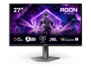 AOC AG276UZD 27 " QD-OLED UHD 16:9 240 Hz 0.03 ms 3840 x 2160 pixels HDMI ports quantity 2 Black