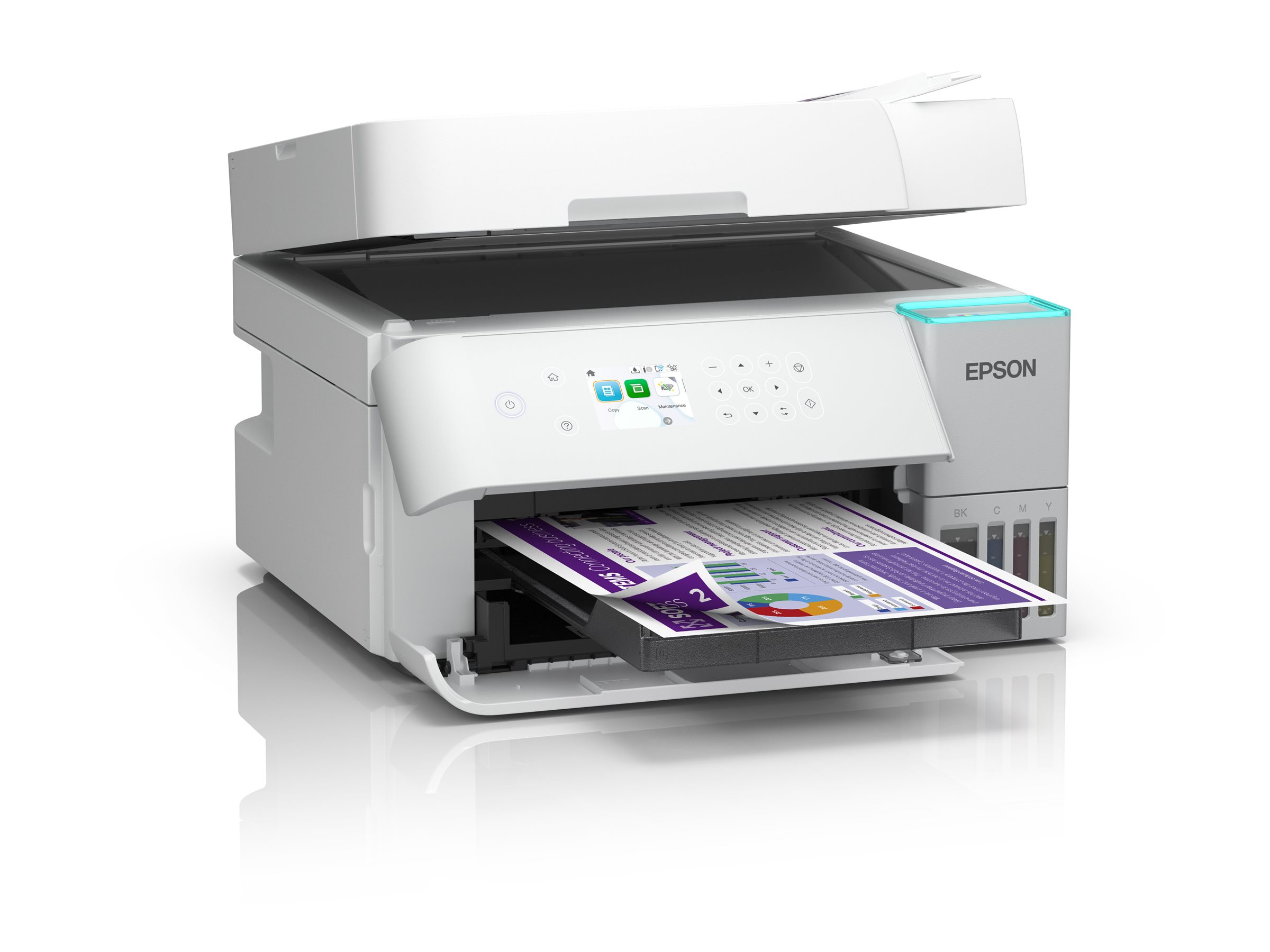 Epson Multifunctional printer EcoTank L6376 Inkjet Colour A4 Wi-Fi White - Image 6