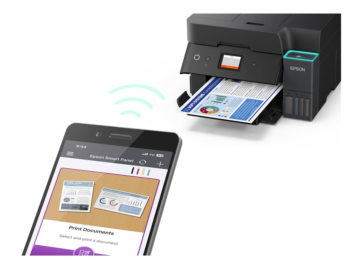 Epson Multifunctional printers EcoTank L6390 Inkjet Colour A4 Wi-Fi Black - Image 5