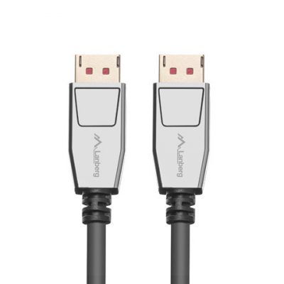Lanberg DisplayPort M/M Cable 20 PIN V1.4 8K 60HZ CA-DPDP-20CU-0010-BK 1 m