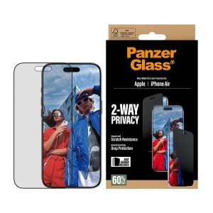 PanzerGlass Screen protector Apple iPhone Air Glass Transparent Ultra-Wide Fit w. EasyAligner