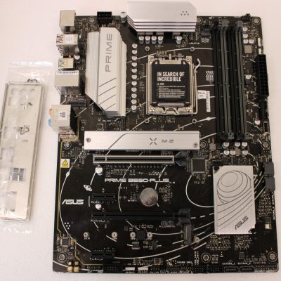 SALE OUT. Asus PRIME B650-PLUS Processor family AMD Processor socket AM5 DDR5 DIMM Memory slots 4 Supported hard disk drive interfaces SATA, M.2 Number of SATA connectors 4 Chipset AMD B650 ATX USED, REFURBISHED, WITHOUT ORIGINAL PACKAGING
