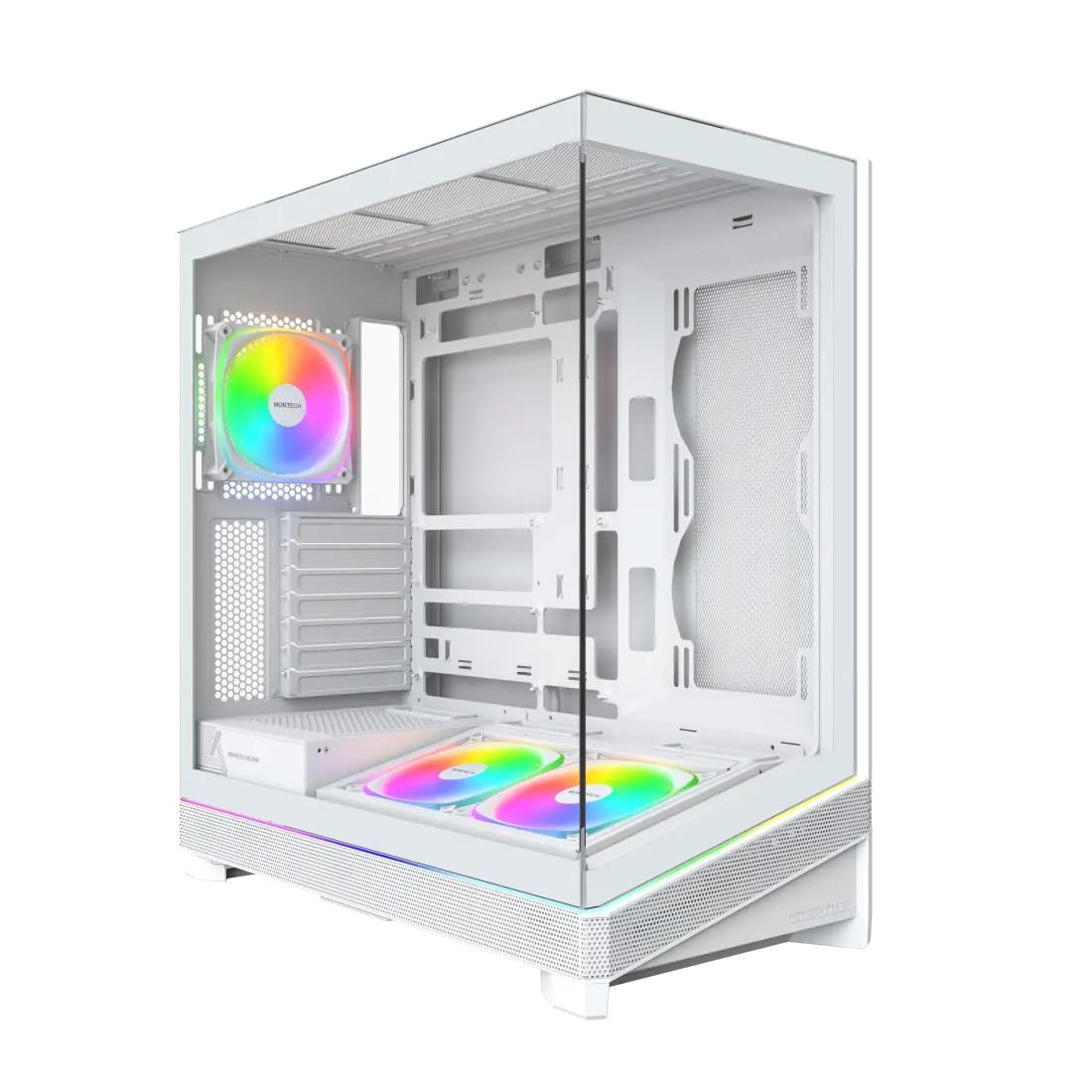 Case MONTECH ATX/micro ATX/Mini-ITX/BTF White MONTECH SKY 3 (W) SKY3(W)