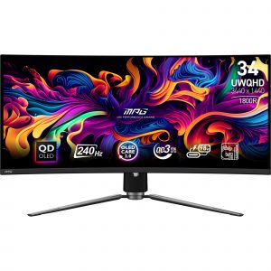 Monitor MSI 34 " 3440 x 1440 pixels UltraWide Quad HD Native aspect ratio 21:9 QD-OLED Curved MPG341CQPXQD-OLED