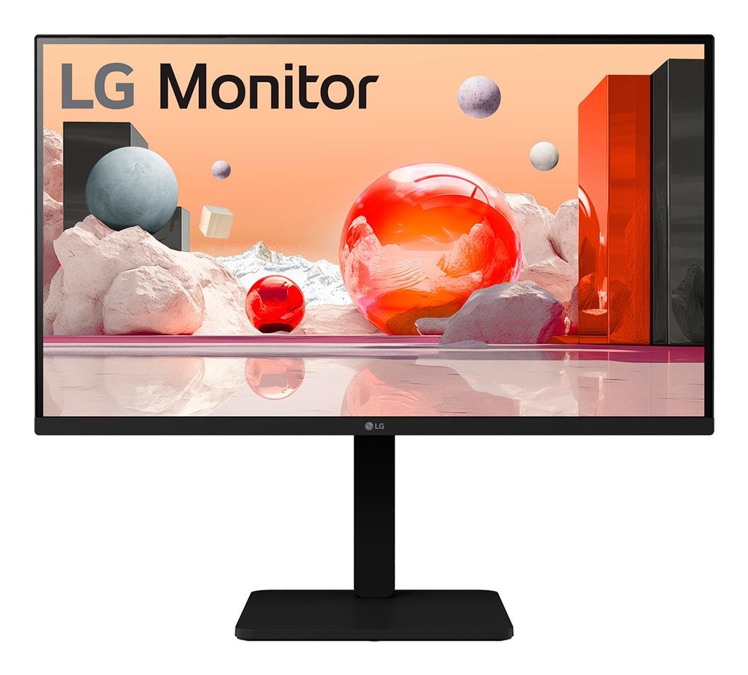 LCD Monitor LG 27" Panel IPS 1920x1080 16:9 100Hz Matte Speakers Swivel Pivot Height adjustable Tilt Colour Black 27BA550-B