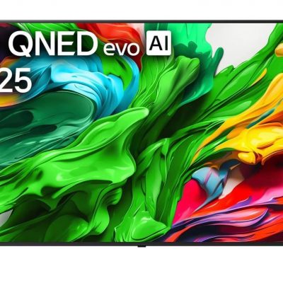 TV Set LG 75" 4K/Smart 3840x2160 Wireless LAN Bluetooth webOS Black 75QNED87A3B