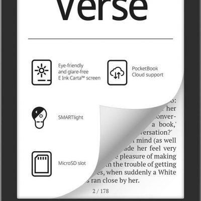 E-Reader POCKETBOOK Verse 6" 1024x758 1xUSB-C Micro SD Wireless LAN Grey PB629-M-WW