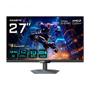 LCD Monitor GIGABYTE 27 " 2560 x 1440 pixels Quad HD Native aspect ratio 16:9 LED Flat M27Q2EK