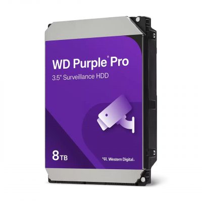 HDD WESTERN DIGITAL Purple 8 TB Serial ATA 7200 RPM 3.5 " WD8002PURP