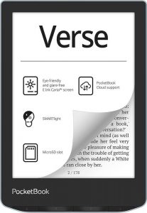 E-Reader POCKETBOOK Verse 6" 1024x758 1xUSB-C Micro SD Wireless LAN Blue PB629-2-WW