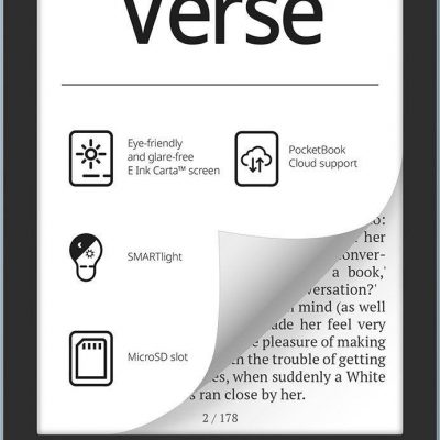 E-Reader POCKETBOOK Verse 6" 1024x758 1xUSB-C Micro SD Wireless LAN Blue PB629-2-WW