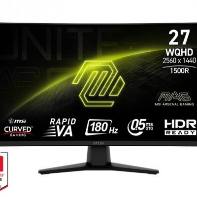 LCD Monitor MSI 27 " 2560 x 1440 pixels Wide Quad HD Native aspect ratio 16:9 Curved MAG274CQF