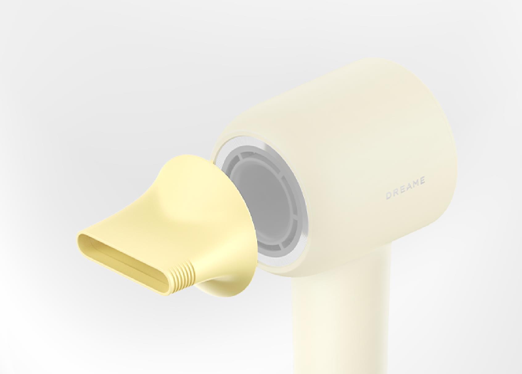 HAIR DRYER ACC SMOOTH.NOZZLE/AGS1-YELLOW DREAME