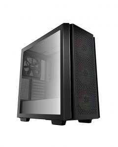 Deepcool MID TOWER CASE CG560 Side window Black Mid-Tower ATX PS2