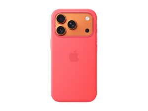Apple iPhone 17 Pro Silicone Case with MagSafe – Bright Guava Apple