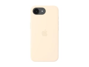 Apple iPhone 17e Silicone Case with MagSafe – Vanilla Apple