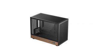 Deepcool Case CH260 Wood Black Micro Tower