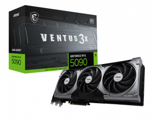 MSI GeForce RTX 5090 32G VENTUS 3X OC NVIDIA 32 GB GeForce RTX 5090 GDDR7 HDMI ports quantity 1 PCI Express Gen 5