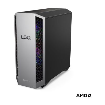 Lenovo LOQ 26ADR10 Desktop Tower AMD Ryzen 7 8745HX 16 GB SODIMM DDR5 NVIDIA GeForce RTX 5050 No Optical drive No keyboard Windows 11 Home Warranty 24 month(s)