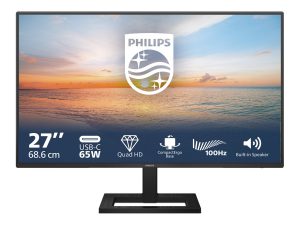 Philips 27E1N1600AE/00 27 " IPS 16:9 100 Hz 4 ms 2560 x 1440 pixels 350 cd/m² HDMI ports quantity 1 Warranty 36 month(s)