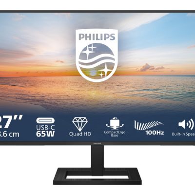 Philips 27E1N1600AE/00 27 " IPS 16:9 100 Hz 4 ms 2560 x 1440 pixels 350 cd/m² HDMI ports quantity 1 Warranty 36 month(s)