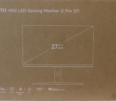 SALE OUT. Xiaomi Mini LED Gaming Monitor G Pro 27i EU SALE OUT. Xiaomi Mini LED Gaming Monitor G Pro 27i EU 27 " LED 16:9 180 Hz 1 ms 2560 x 1440 pixels HDMI ports quantity 2 Warranty 24 month(s) DAMAGED PACKAGING