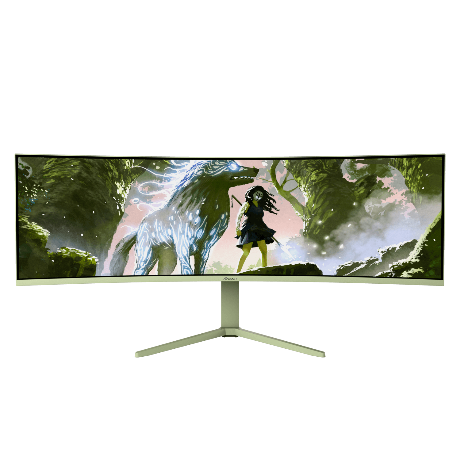 Arozzi Nova 49 " VA 32:9 165 Hz 4 ms 5120 x 1440 pixels 350 cd/m² HDMI ports quantity 2 Forest Green - Image 4